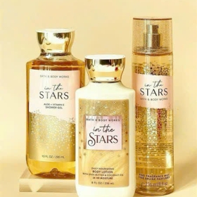 Bộ sản phẩm tắm , dưỡng , xịt thể bbw in the star full size