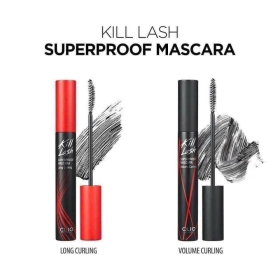 Mascara Clio Kill Lash Superproof 01 Long Curling - Chống Nước, Cong Và Dài Mi