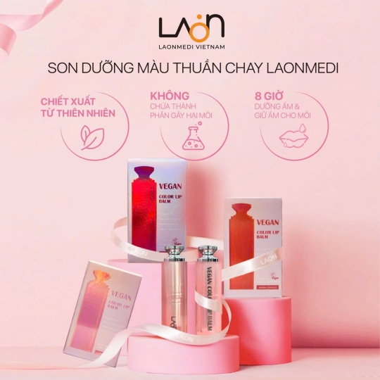 Son Dưỡng Màu Thuần Chay Laonmedi